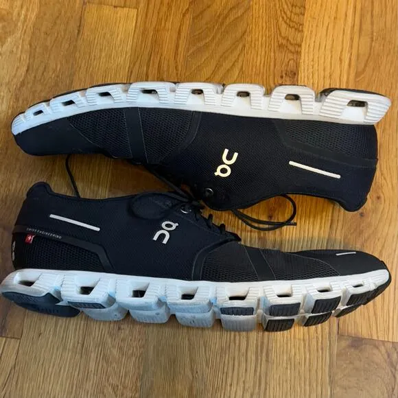 On Cloud OnCloud Men’s 14 Black White Running Shoes Trainers Sneakers Casual