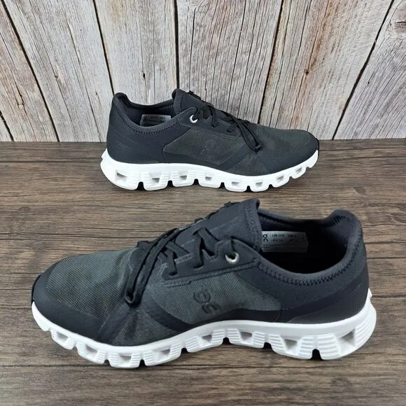 On Cloud X3 AD Running Shoes Women's Sz 8 Black White (VGC)
