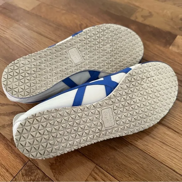 Onitsuka Tiger  Men's White and Blue Sneakers Sz US 8 / EUR 41.5