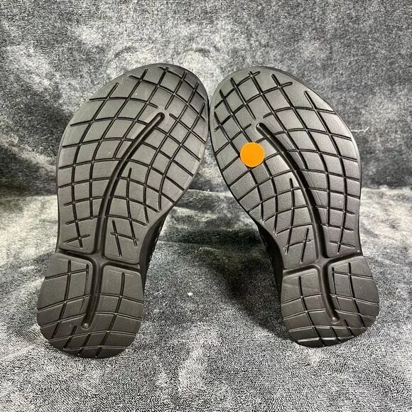 Oofos OOmg Fibre Mens Low Slip On Recovery Comfort Shoes Black US 8