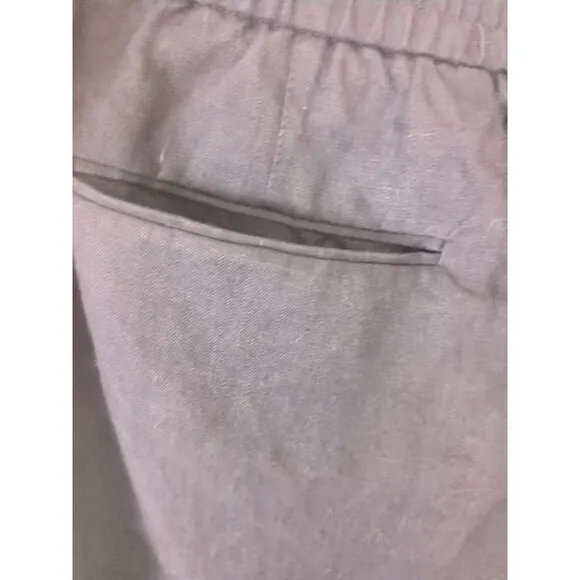 Orlebar Brown Blue Pure Linen Adjustable Side Tab Trouser Size 32x32