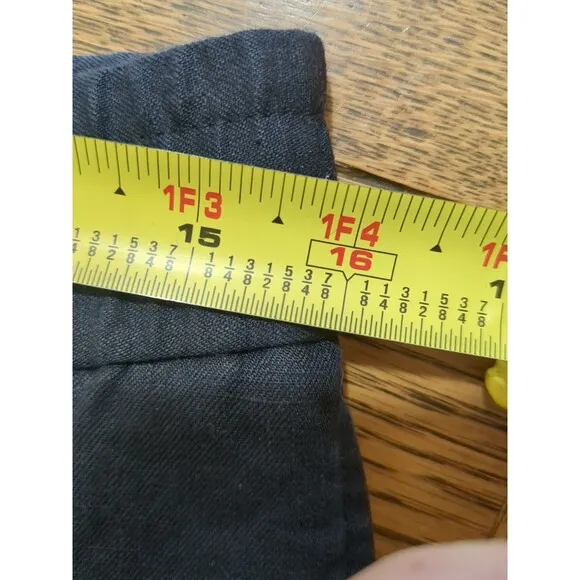 Orlebar Brown Blue Pure Linen Adjustable Side Tab Trouser Size 32x32