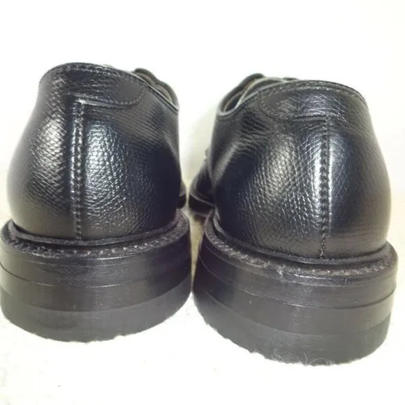 O'sullivan's Walk-over Mens Size 8.5 Black Genuine LeatheR Oxford Shoes 85188B