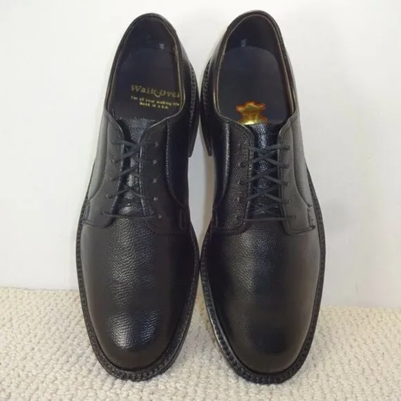 O'sullivan's Walk-over Mens Size 8.5 Black Genuine LeatheR Oxford Shoes 85188B