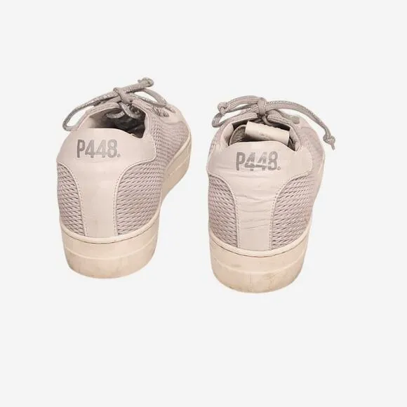 P448 Thea Low Top Sneakers in Stardust Silver Multi size US 10.5-11