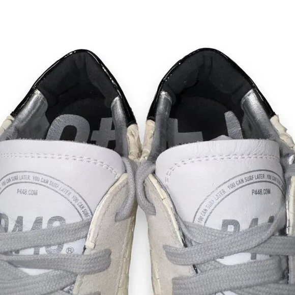 P448 Thea Overload Classic Casual Perf Sneakers White Women's 9.5-10