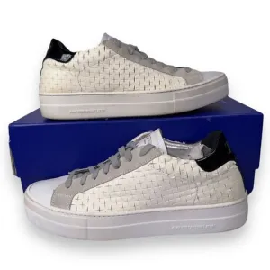 P448 Thea Overload Classic Casual Perf Sneakers White Women's 9.5-10
