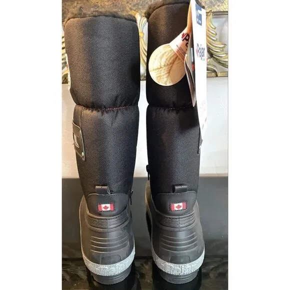 Pajar Canada 1963 Lady Waterproof Black Winter Boots WMS US SIZE 7 EUR 37 NEW