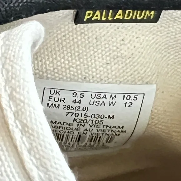 Palladium Men's Black High-Top Sneakers