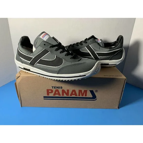 Panam 084 Men’s Hand Crafted Vintage Casual Shoes Green Black 26 New in Box