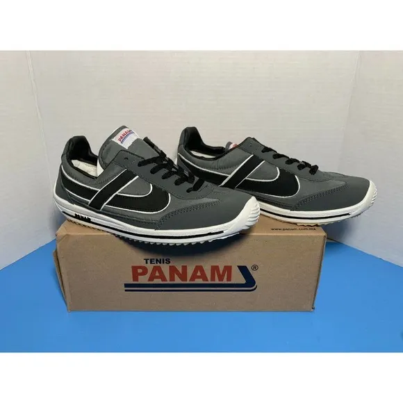 Panam 084 Men’s Hand Crafted Vintage Casual Shoes Green Black 26 New in Box