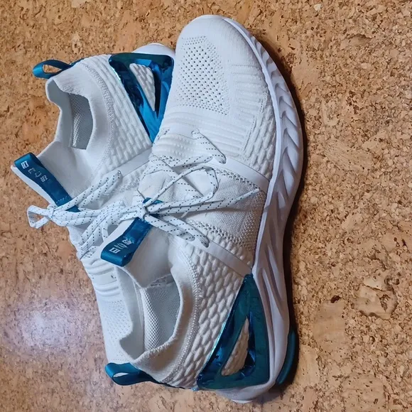 Peak Sport Taichi 1.0 Plus Men's White/Blue Running Shoes Size 10