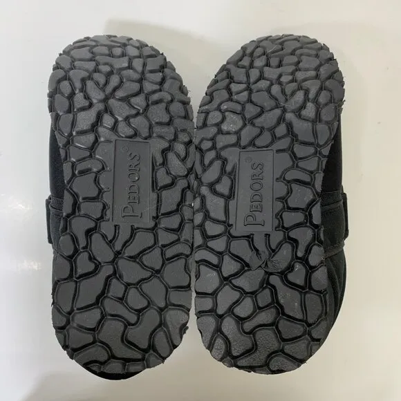 Pedors Classic Stretch Shoes for Swollen or Sore Feet Black Size 7.5