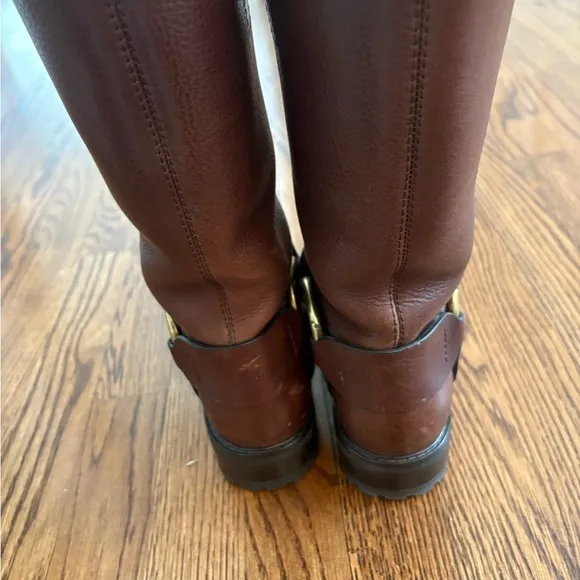 Pedro Garcia moto boots size 6/36 brown leather