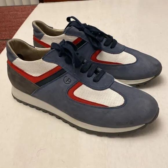 Pellini Men’s Suede Leather Sneakers Size 41