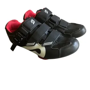 Peloton Black and Red Cycling Shoes Unisex Size 40