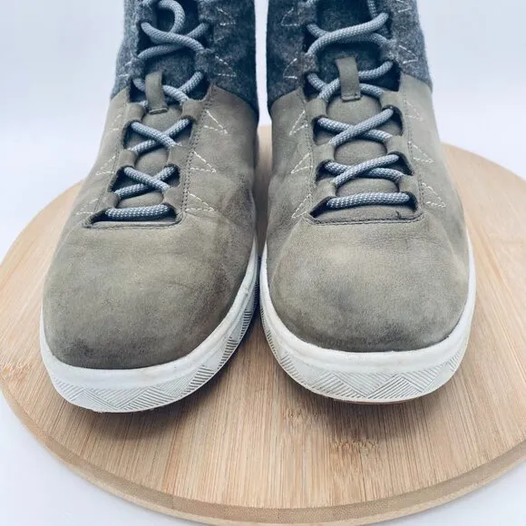 Pendleton Shoes Mens 11 44 Gray Wool Leather Chukka Boots