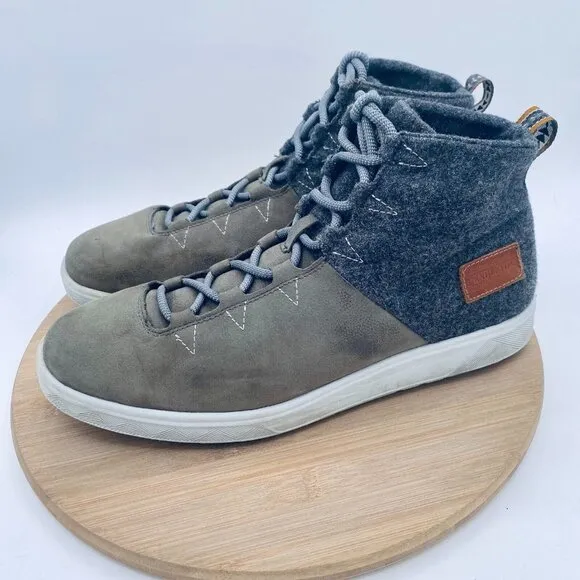 Pendleton Shoes Mens 11 44 Gray Wool Leather Chukka Boots