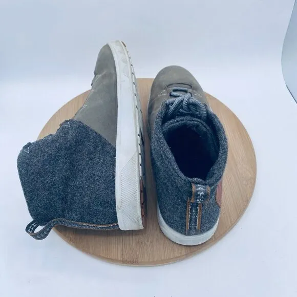 Pendleton Shoes Mens 11 44 Gray Wool Leather Chukka Boots