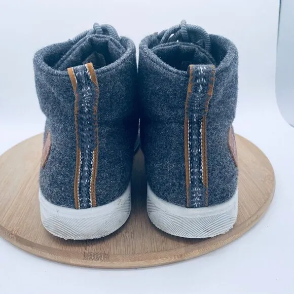 Pendleton Shoes Mens 11 44 Gray Wool Leather Chukka Boots
