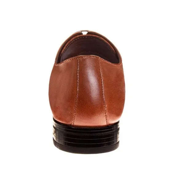 Perry Ellis Portfolio‎ Leather Dress Shoes Brown 10.5 M NEW