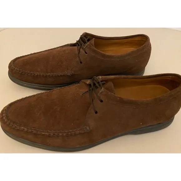 Peter Millar Crowders‎ Suede Lace Up Shoes 12M Casual Non-Slip Comfort Slip-On
