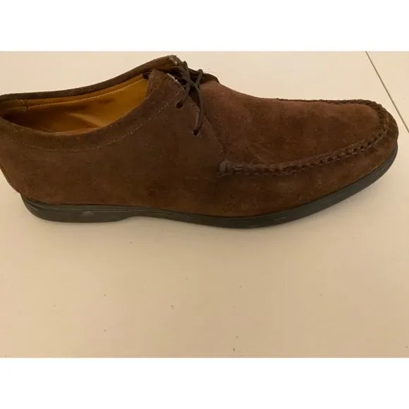 Peter Millar Crowders‎ Suede Lace Up Shoes 12M Casual Non-Slip Comfort Slip-On