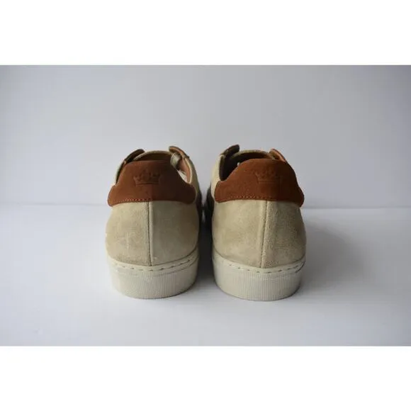 Peter Millar Suede Nubuck Sneakers Size 10.5 Brown Made in Spain MSRP $298
