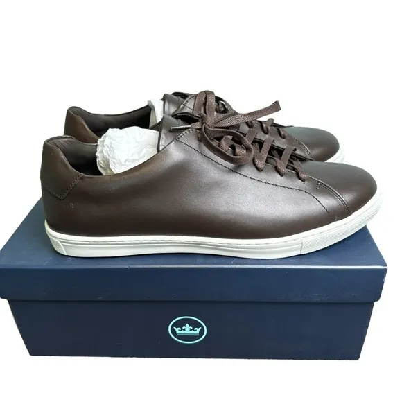 Peter Millar Vantage Lite Sneakers Chocolate Mens 10.5 Golf Casual New In Box
