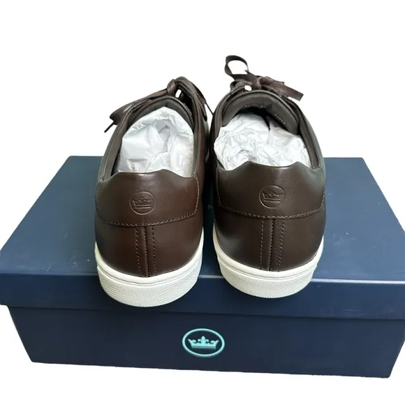 Peter Millar Vantage Lite Sneakers Chocolate Mens 10.5 Golf Casual New In Box
