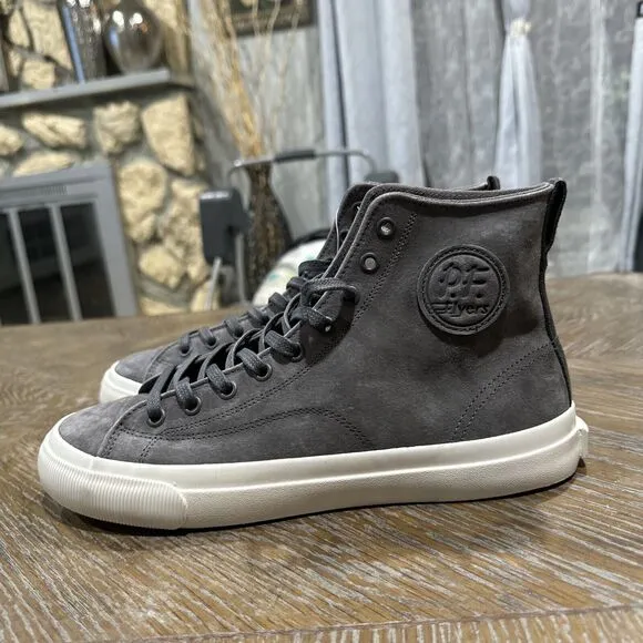 PF Flyers All American Hi Top Suede Men’s Size 8.5 Women 10 Gray