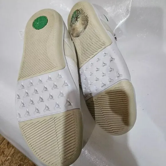 Plae Shoes Leather 552010-100 Mulberry White 10 Men /11.5 Woman Casual