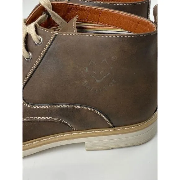 Polar Fox Moc-toe Boot Mid Top Fashion Shoes Mens Size 11 Brown MPX-506011 DB232