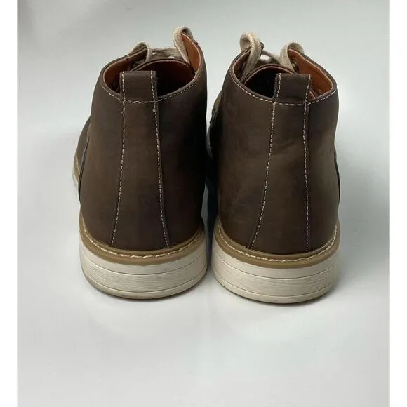 Polar Fox Moc-toe Boot Mid Top Fashion Shoes Mens Size 11 Brown MPX-506011 DB232