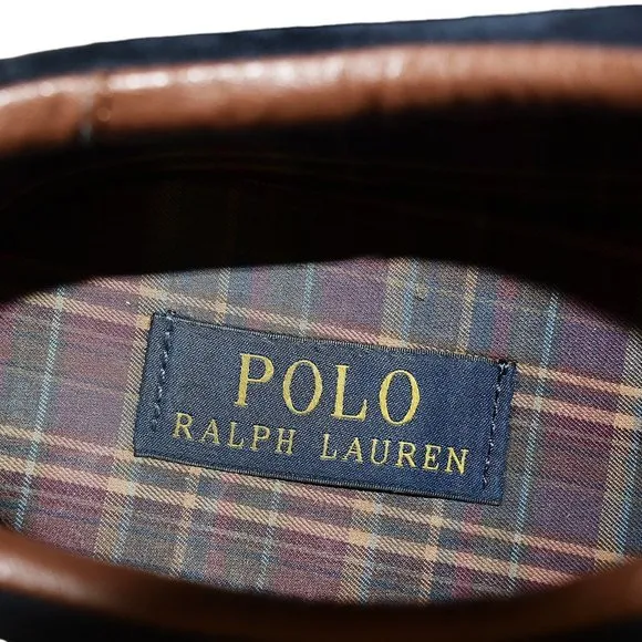 Polo by Ralph Lauren &quot;Vaughn&quot; Navy Blue Suede Sneakers