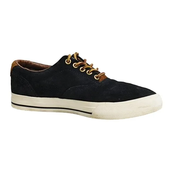 Polo by Ralph Lauren &quot;Vaughn&quot; Navy Blue Suede Sneakers