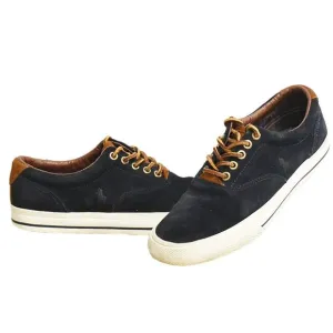Polo by Ralph Lauren &quot;Vaughn&quot; Navy Blue Suede Sneakers