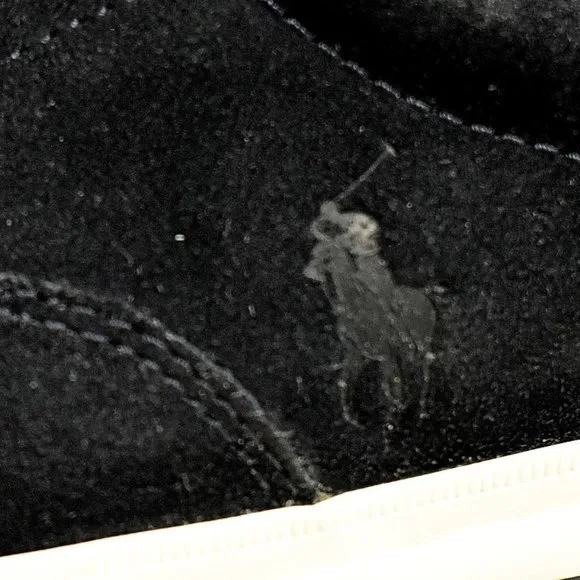 Polo by Ralph Lauren &quot;Vaughn&quot; Navy Blue Suede Sneakers