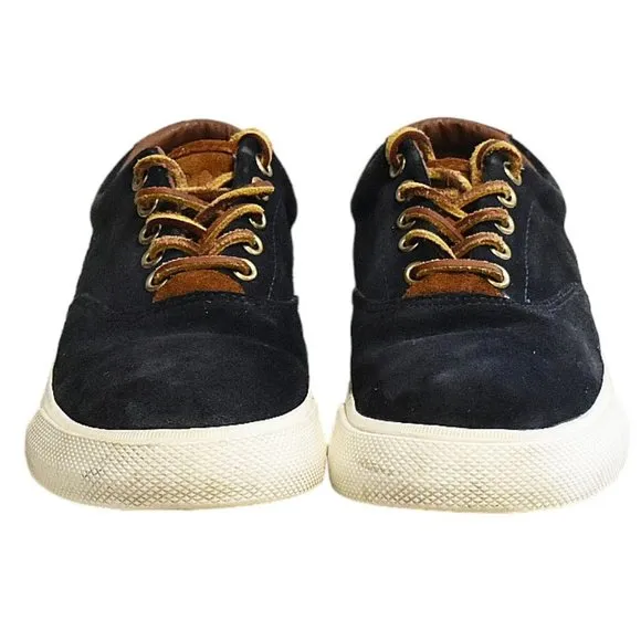 Polo by Ralph Lauren &quot;Vaughn&quot; Navy Blue Suede Sneakers