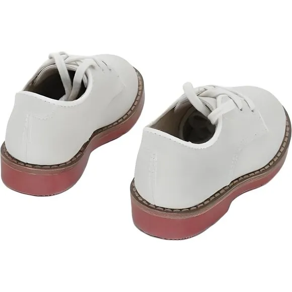 Polo by Ralph Lauren Barton Oxford Kids White Suede Shoes - Size 5 M US Toddler