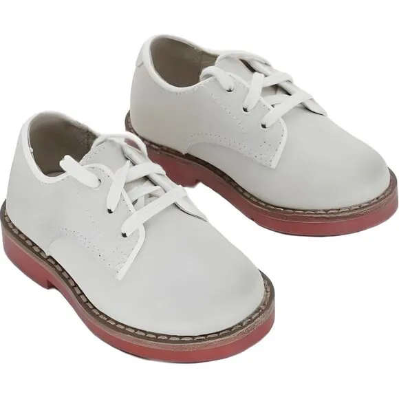 Polo by Ralph Lauren Barton Oxford Kids White Suede Shoes - Size 5 M US Toddler