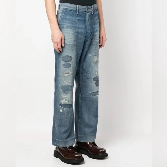 Polo Ralph Lauren Classic Fit Distressed Jeans