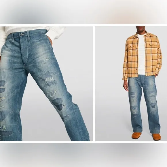 Polo Ralph Lauren Classic Fit Distressed Jeans