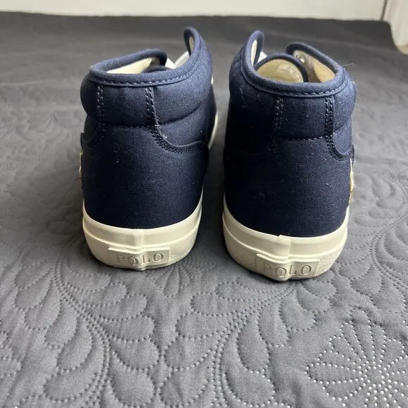 Polo Ralph Lauren Keaton Chukka  Sneaker Shoes Navy SZ 11.5 Casual Sporty NWOB