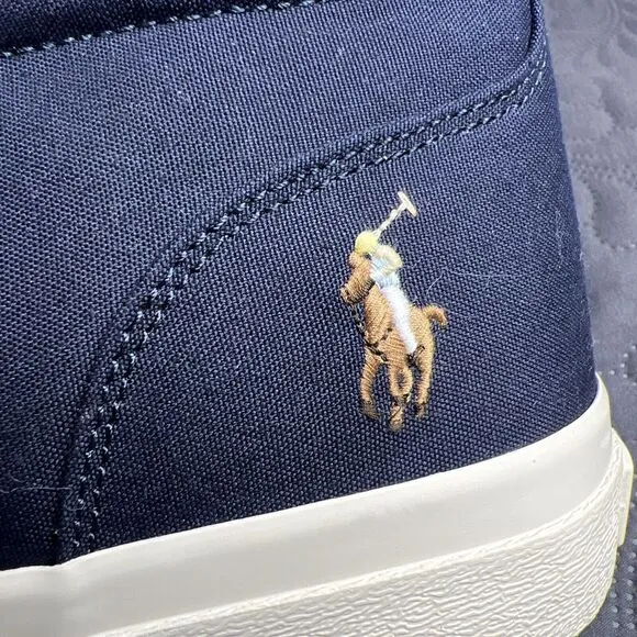 Polo Ralph Lauren Keaton Chukka  Sneaker Shoes Navy SZ 11.5 Casual Sporty NWOB