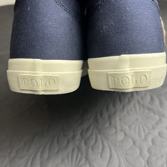Polo Ralph Lauren Keaton Chukka  Sneaker Shoes Navy SZ 11.5 Casual Sporty NWOB