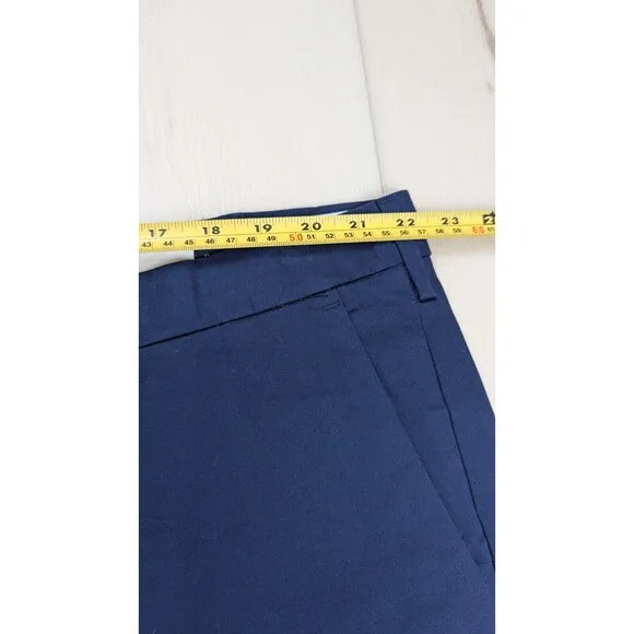Polo Ralph Lauren Mens 44B Stretch Classic Fit 9&quot; Flat Front Chino Shorts Blue