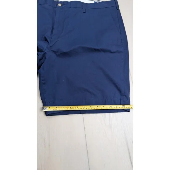 Polo Ralph Lauren Mens 44B Stretch Classic Fit 9&quot; Flat Front Chino Shorts Blue