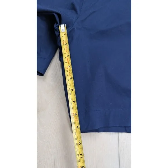 Polo Ralph Lauren Mens 44B Stretch Classic Fit 9&quot; Flat Front Chino Shorts Blue