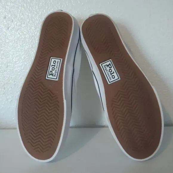 Polo Ralph Lauren men's size 13 keaton-slip on white shoes